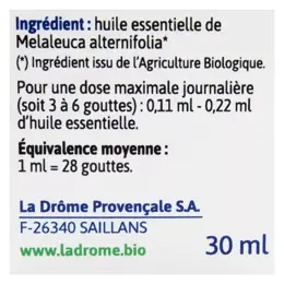 Ladrôme Huile Essentielle Tea Tree Bio 30ml