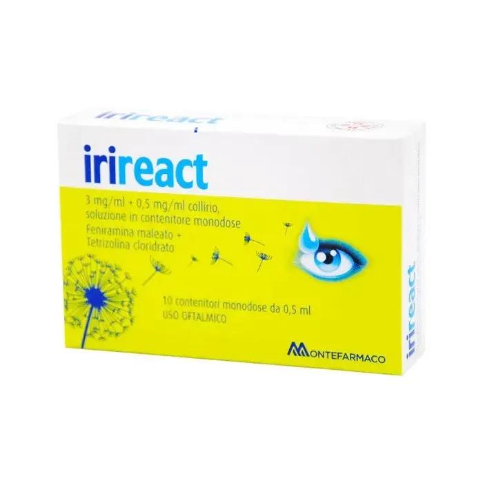 Irireact Antistaminico Collirio Flaconcini 10X0,5 Ml