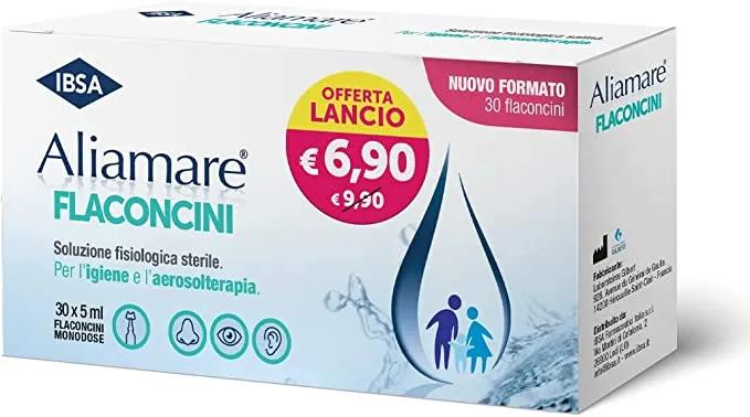 Aliamare Soluzione Fisiologica Bambini e Adulti 30 Flaconcini da 5ml