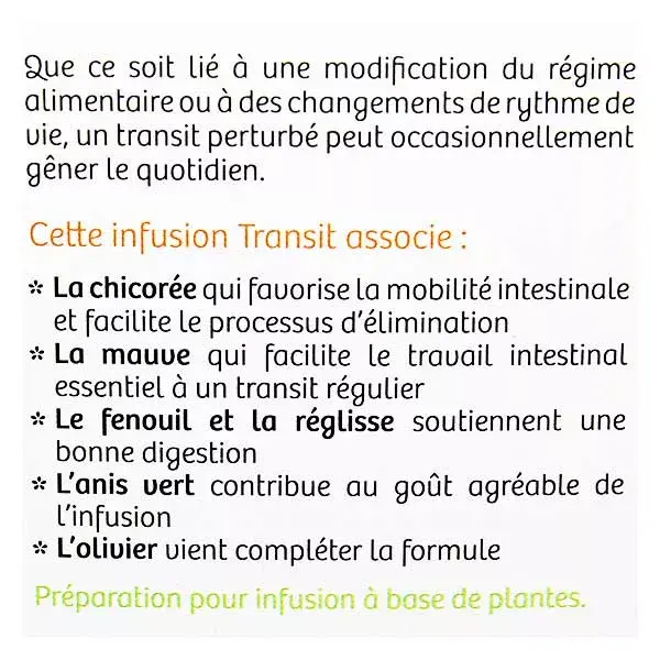 Nutrisanté Bio Infusion Transit 20 sachets