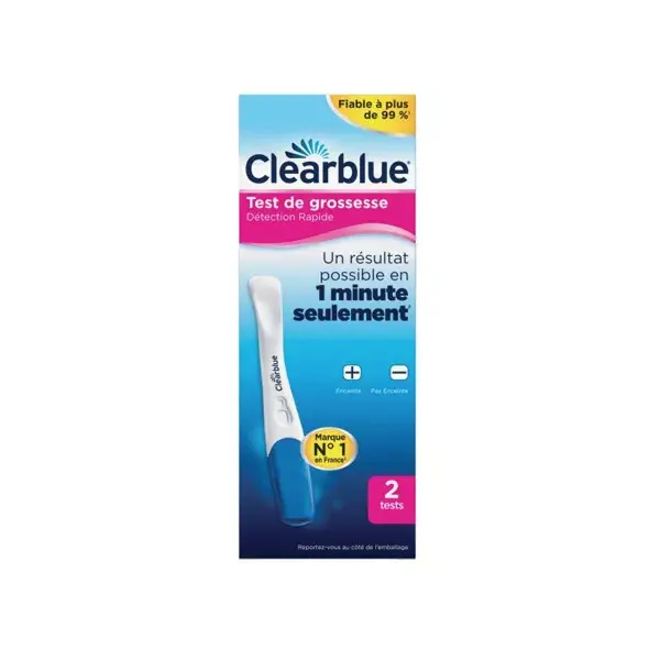 ClearBlue pregnancy Test box 2