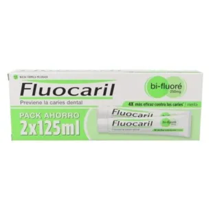 Fluocaril Bi-Fluoré 250mg Pasta Dientes Menta 2x125 ml FORMATO AHORRO