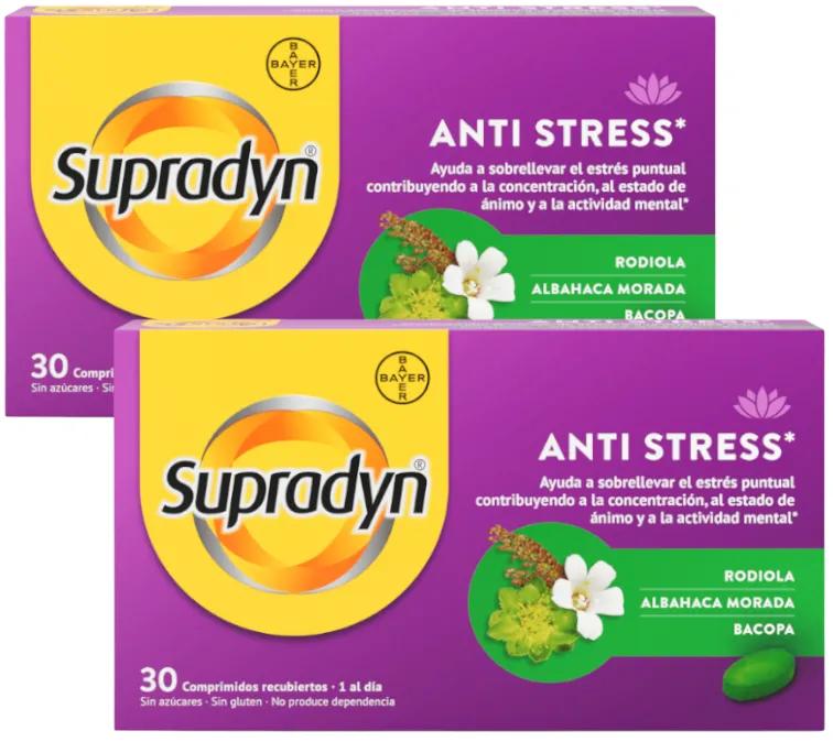 Supradyn Anti Stress Konzentration und Gedächtnis 2x30 Tabletten SPARFORMAT