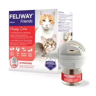 Feliway Friends Difusor + Refil 30 Dias Convivência em Harmonia