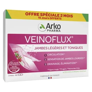 Arkopharma Veinoflux Gambe Leggere e Toniche 60 capsule