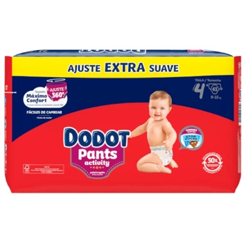 Dodot - Pañales Pants Activity Extra T4 (9-15 kg) 45 unidades, Dodot