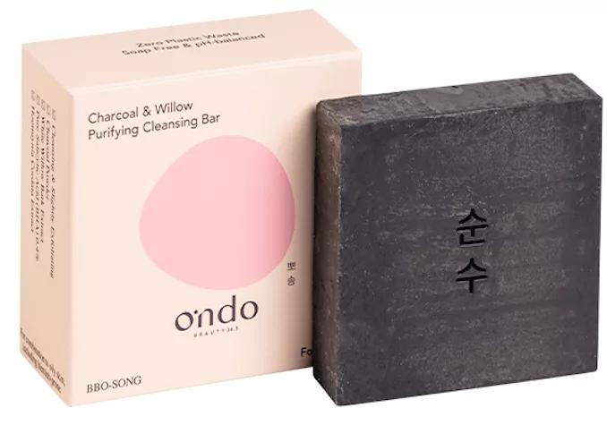 Ondo Beauty 36.5 Charcoal & Willow Purifying Cleansing Bar 70 gr