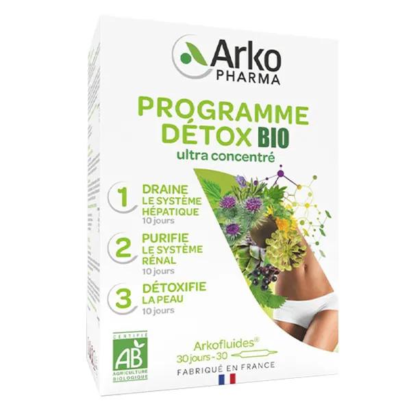 Arkofluides Programme Detox Triple Acción 30 ampollas