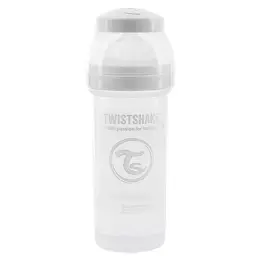 Twistshake Biberon Anti-Colique Blanc +2m 260ml