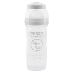 Twistshake Biberon Anti-Colica Bianco +2m 260ml