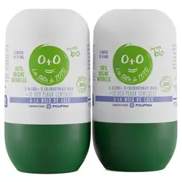 Poupina Soins Enfant Déodorant Noix de Coco Bio Lot de 2 x 50ml