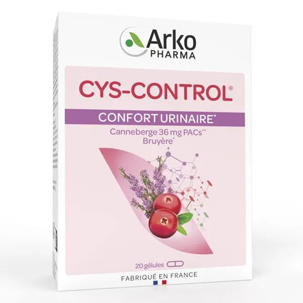 Arkopharma Cys-Control Confort Urinaire Canneberge 20 gélules