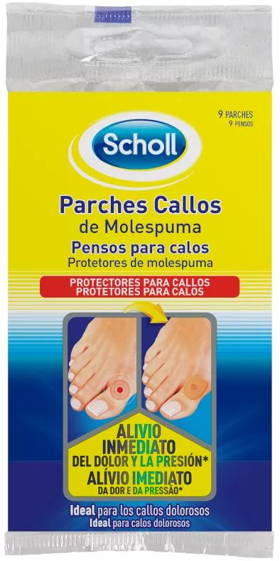 Scholl Callosités Molespuma Shield 9 Patchs