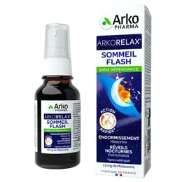 Arkopharma Arkorelax Sommeil Mélatonine Flash Spray 20ml