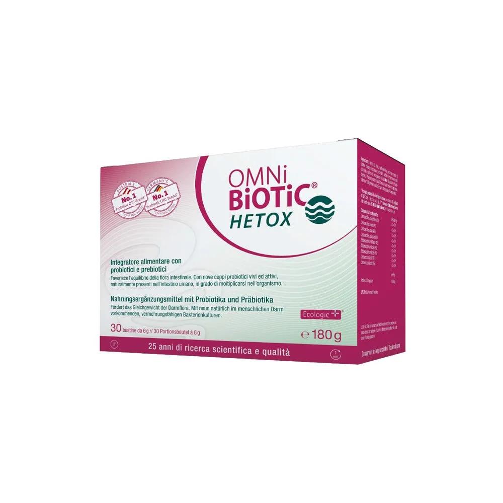 Omni Biotic Hetox Integratore Per Equilibrio Della Flora Intestinale 30 Bustine