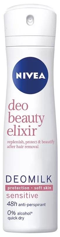Nivea Beauty Elixir Sensitive deomilk desodorizante Spray 150ml