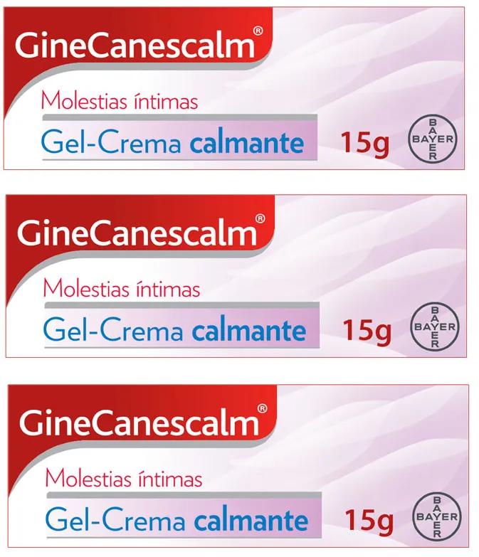 Ginecanescalm Gel Cream Vulvar Irritation Relief Intimate Care 3x15 gr