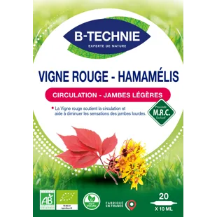 Biotechnie vitigno rosso e lampadine traffico organico 20 Hamamelis