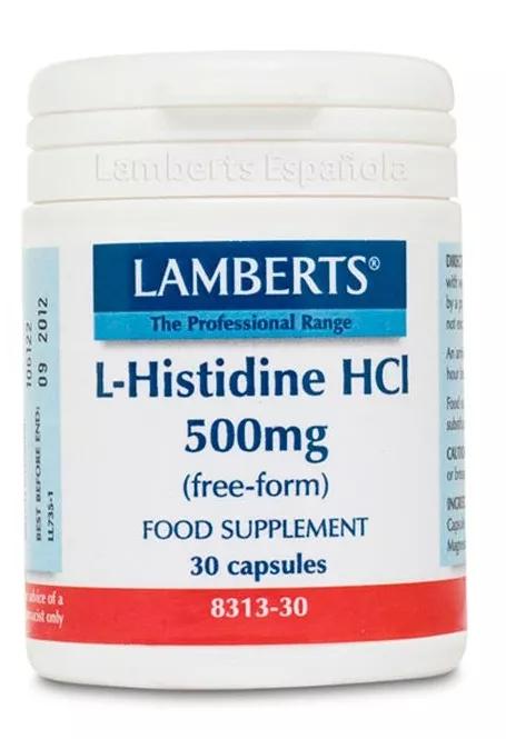 Lamberts L-Histidina HCI 500mg 30 Comprimidos