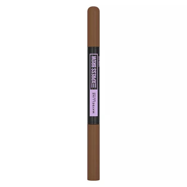 Maybelline New York Express Brow Duo Lápiz de Cejas N°02 Marron Claro