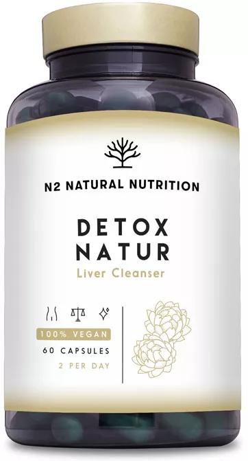 N2 Natural Nutriton Detox Natur 60 Cápsulas Veganas