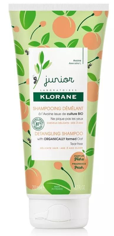 Klorane Petit Junior Pfirsich-Shampoo 200 ml