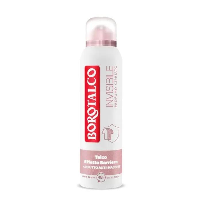 Borotalco Deodorante Invisibile Anti-Macchie Rosa Senza Alcool 150 ml