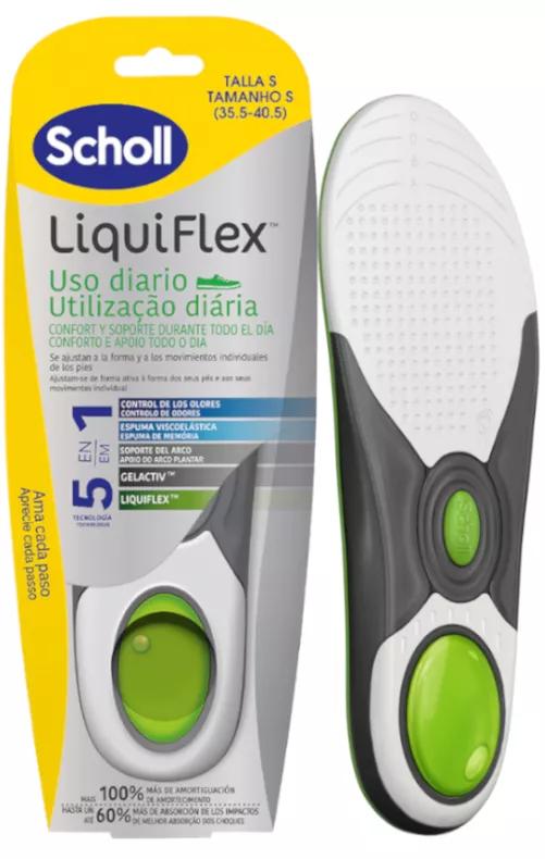 Imagen de Scholl Plantillas Liquiflex Soporte Diario Mujer 1 Par (Talla 35,5-40,5)