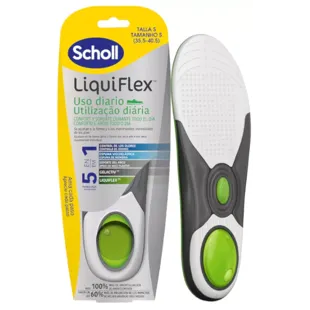 Scholl Plantillas Liquiflex Soporte Diario Mujer 1 Par (Talla 35,5-40,5)
