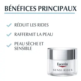 Eucerin Sensi-Rides Soin Anti-Rides Peaux Sèches à Très Sèches 50ml