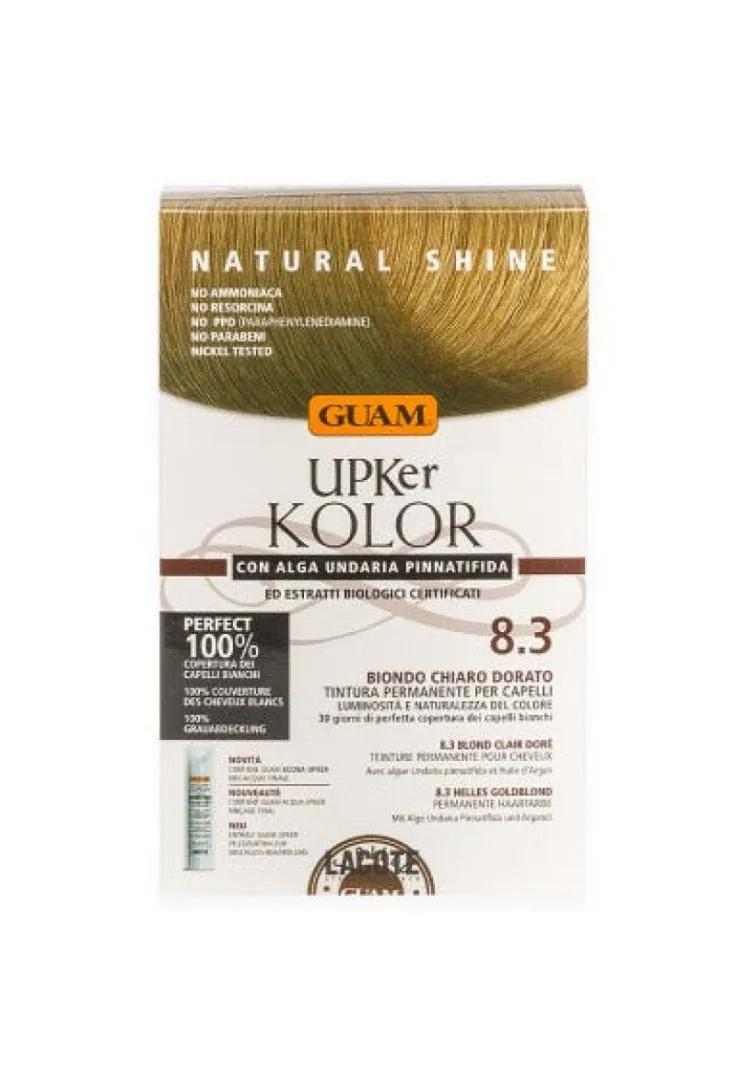 Guam Upker Kolor Tinta Per Capelli 8.3 Biondo Chiaro Dorato