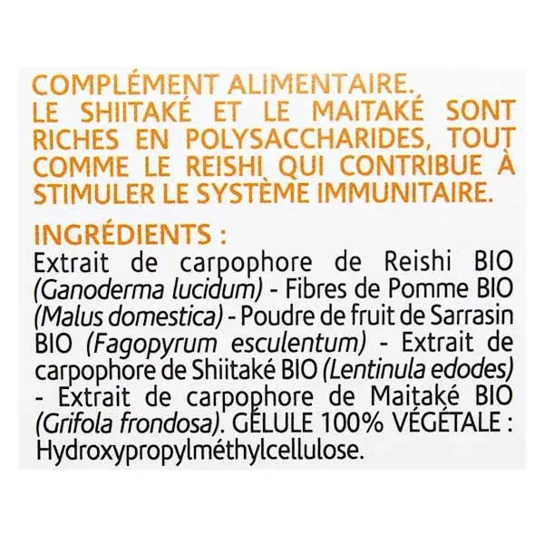 Naturland Shiitake Maitake Reishi Organic 40 capsules