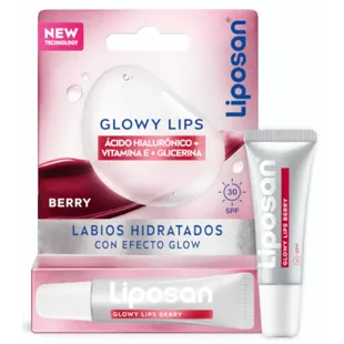 Liposan Glowy Lips Berry Lip Balm SPF30 10 ml