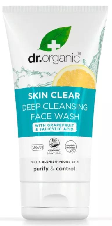 Dr. Organic Skin Clear Limpador Facial Antiporo 125 ml