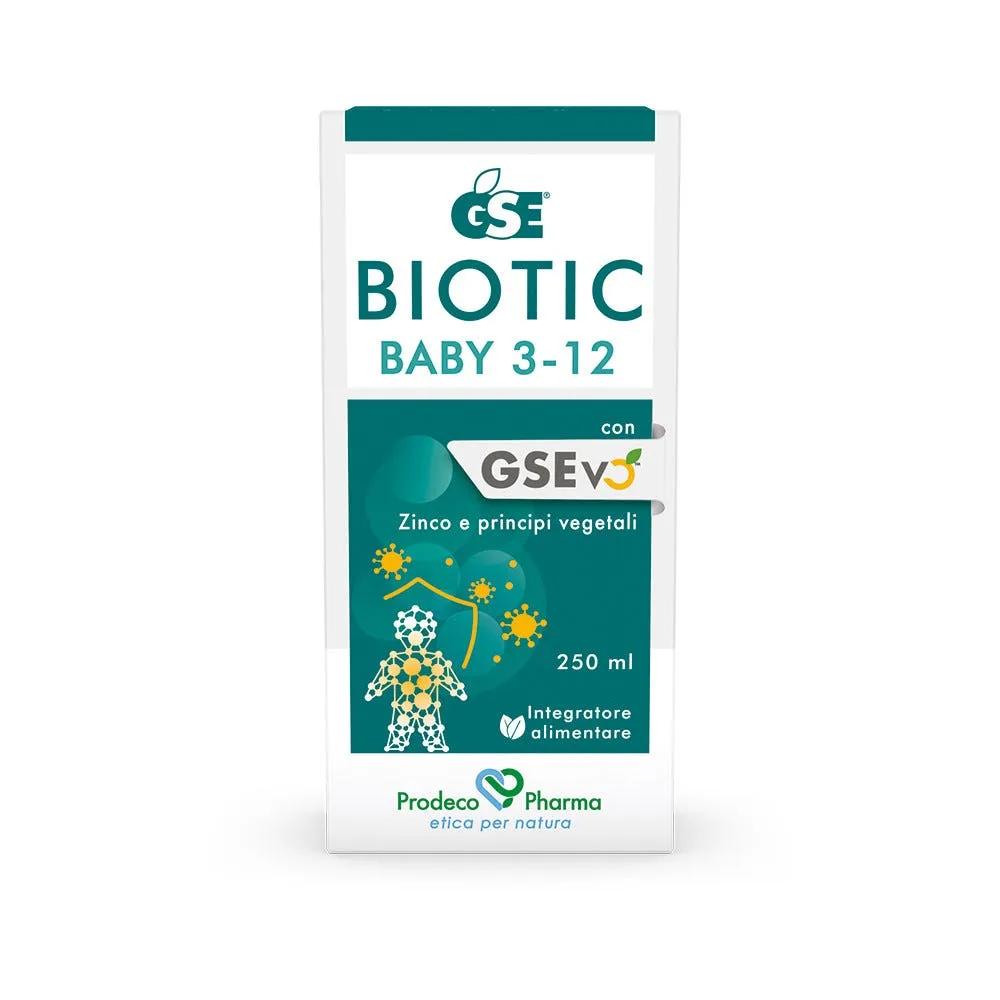 GSE Biotic Baby 3-12 Integratore Difese Immunitarie per Bambini 250 ml