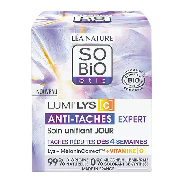 Léa Nature SO BiO étic Lumilys C Soin Unifiant Jour Éclat Anti-Tâches Bio 50ml