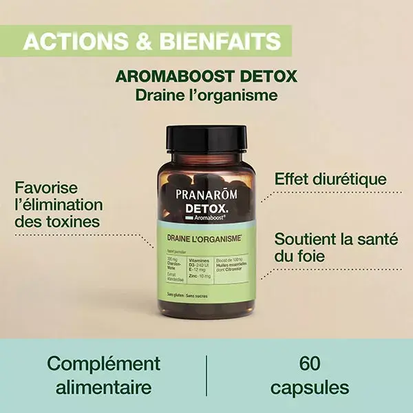 Pranarom Aromaboost Aromaboost Detox 60 Caps