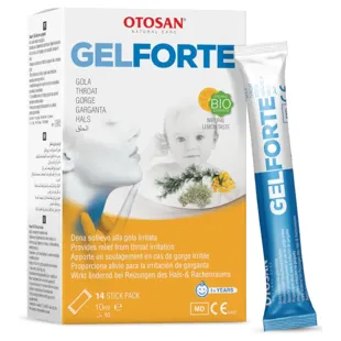 Otosan Gel Forte Throat Irritation +1 Year Sticks 14x10 ml