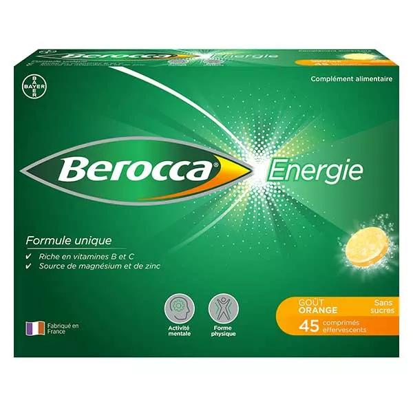 Berocca Energie Orange 45 Comprimés Effervescents