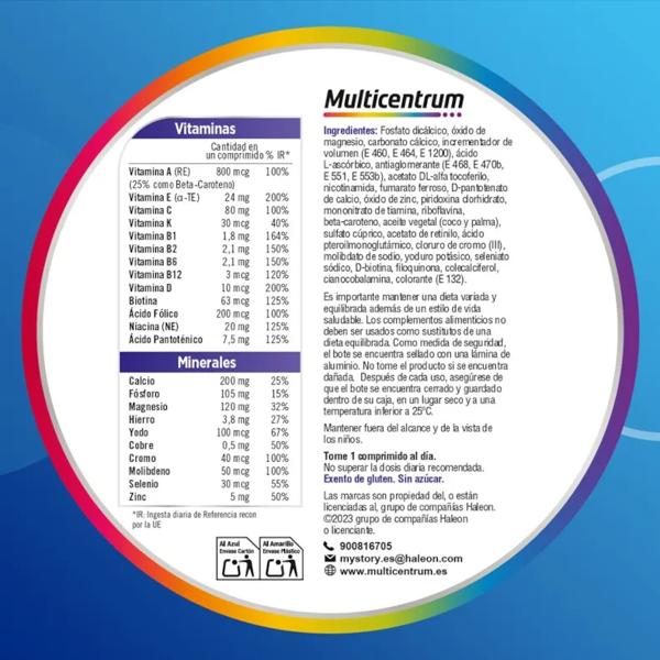 Multicentrum Men Multivitamine Multimineraal 90 Tabletten + 30 Tabletten