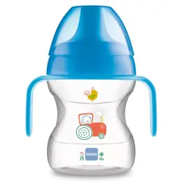 MAM Repas Tasse d'Aprentissage +6m Tracteur Bleu 190ml