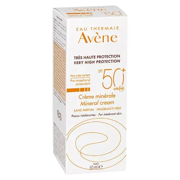 Avène Solaire Crema Minerale 50+ 50ml