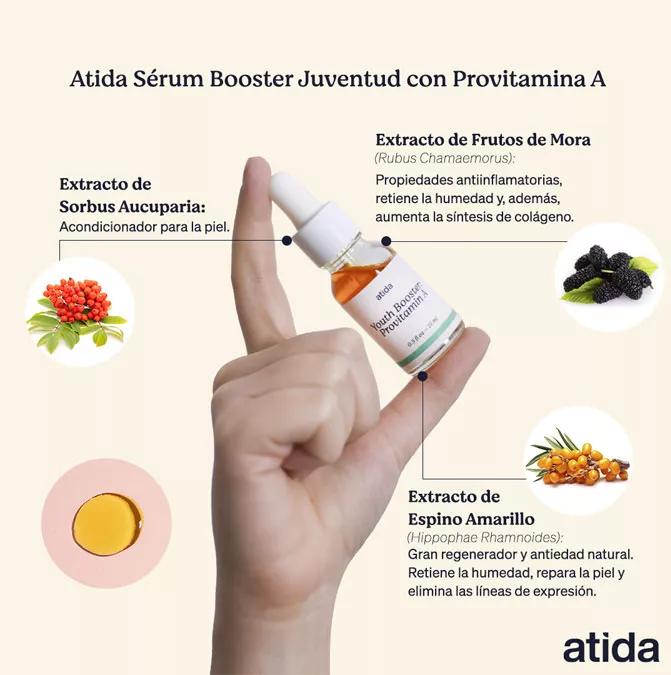 Atida Youth Booster Serum com Provitamina A 15 ml