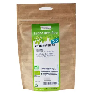 Comptoir de l'Apothicaire Tisana Vivere Senza Stress Bio 50g