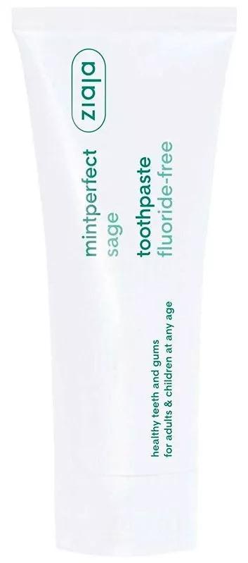 Dentifrice Sans Fluor Menthe Parfaite Salvia Ziaja 75 ml