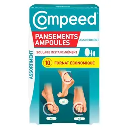 Compeed Assortiment Pansements Ampoules 10 unités