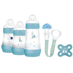 Mam Baby Newborn Set Welcome to the World Blauw