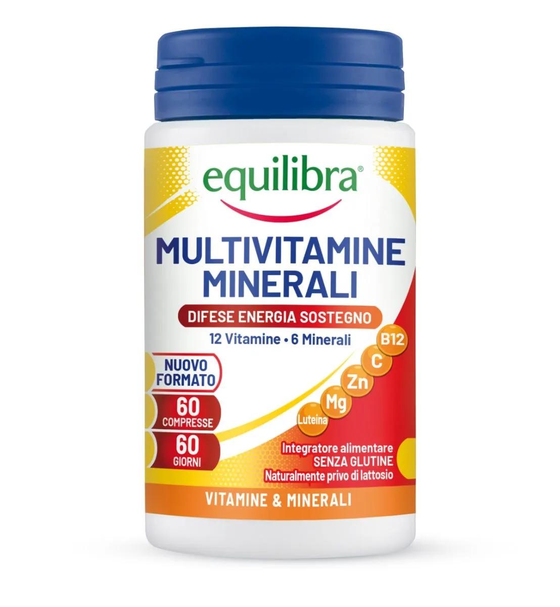 Equilibra Multivitamine Minerali Integratore Difese Energia Sostegno 60 Compresse