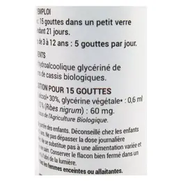 Oemine Macérât Glycériné Cassis Bio 30ml