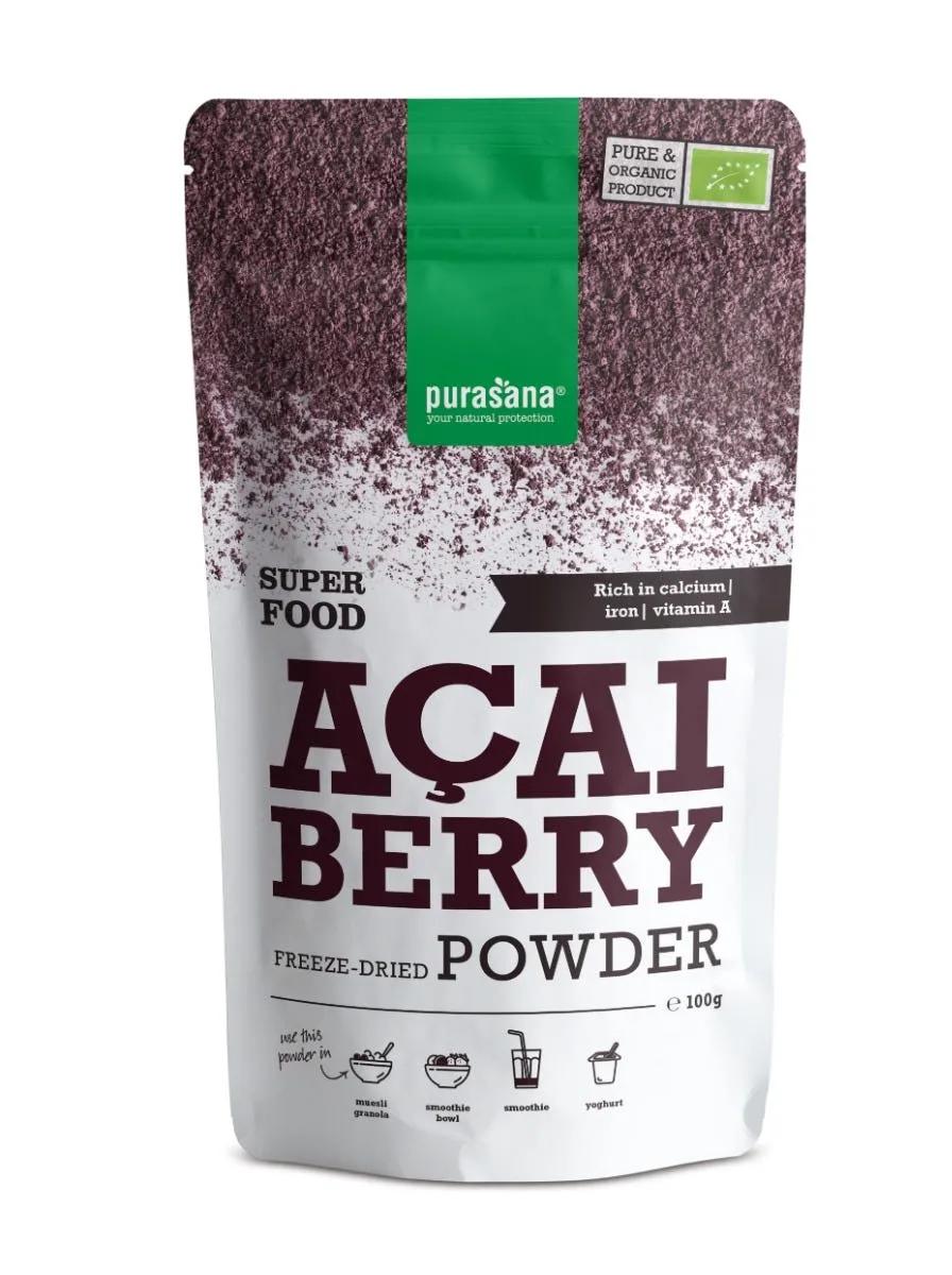 Purasana Vegan Acai in Polvere Bio 100 g